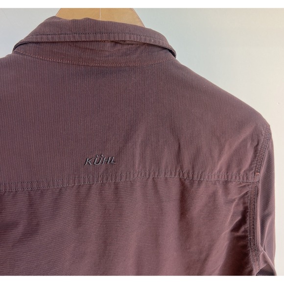 Kuhl Long Sleeve Button Up Mens Size M  Hiking Outdoor Shirt Mountain Gown camp - Picture 5 of 6